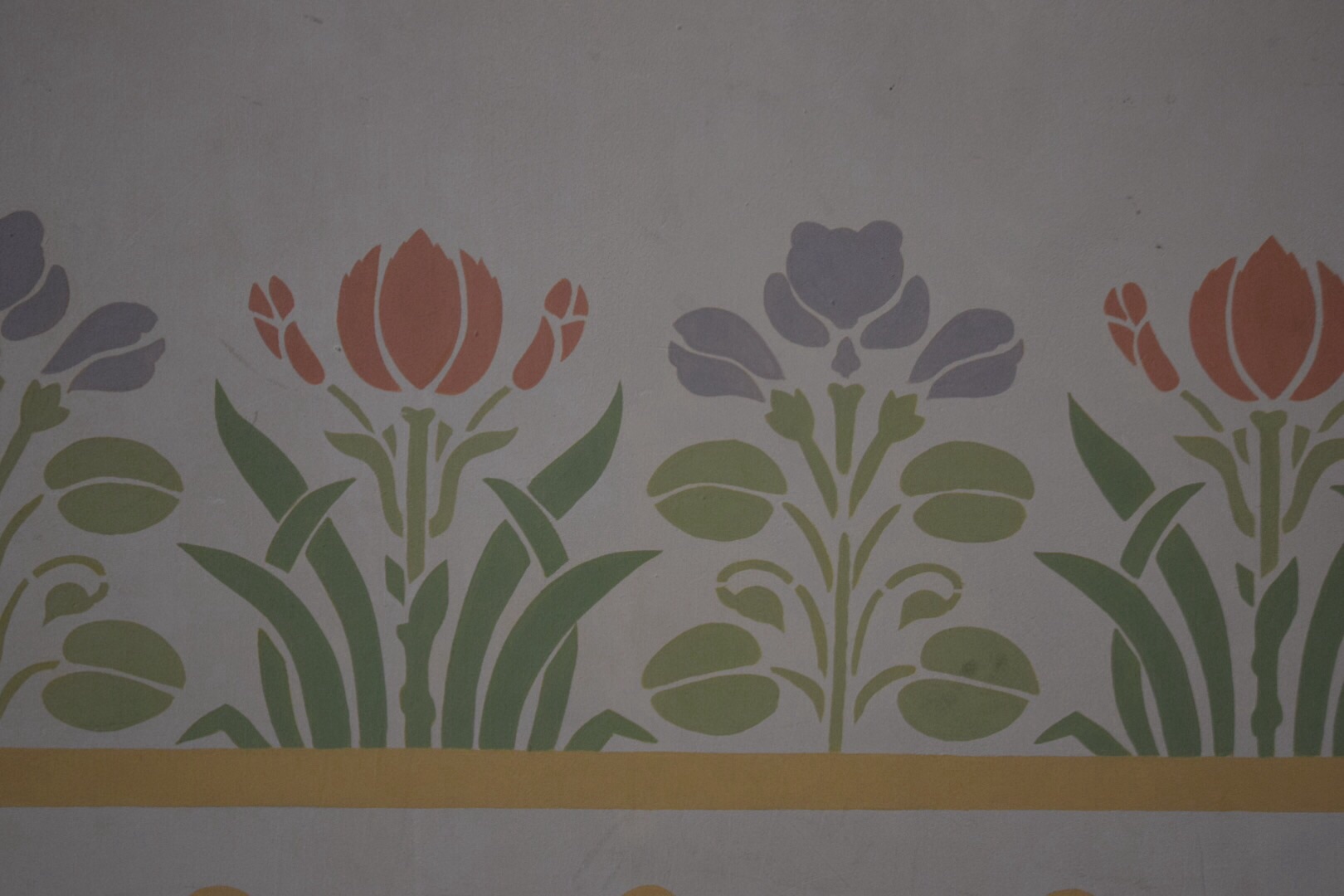 These blue and orange flowers provide inspiration from Paris for quilters.  