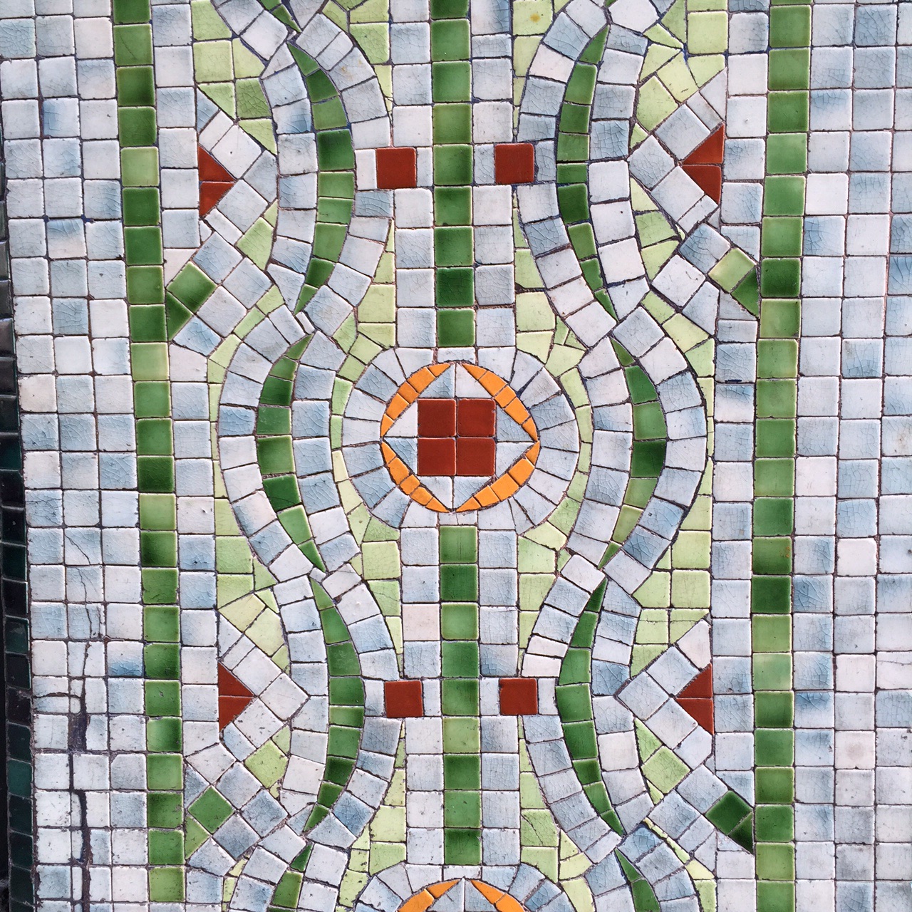 Mosaic tilework can provide inspiration from from Paris for quilters.  